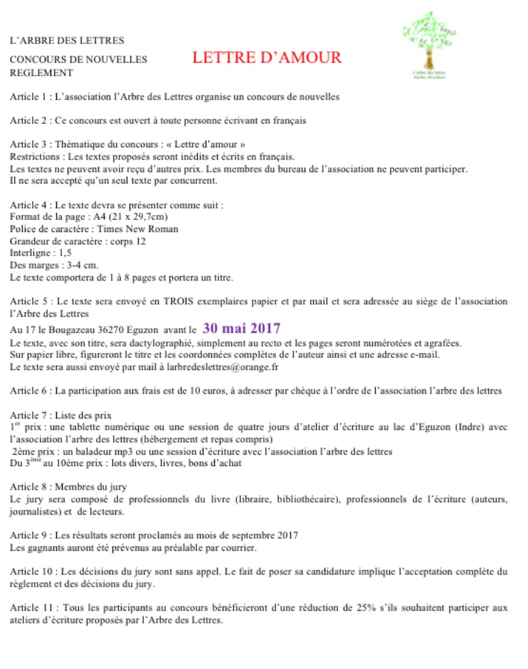 Concours 2017